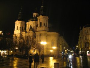 Church of Saint Nicholas at night