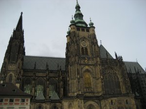 Side of St. Vitus's Catherdral