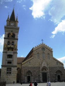 Campanile Clock Tower and Santa Maria Duomo