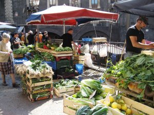 Market Vegetable Stand