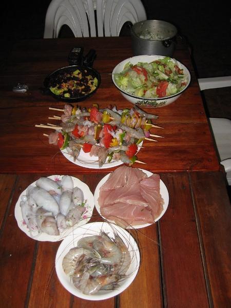 seafood for grilling