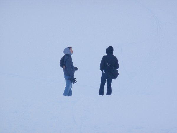 Michael and Phil in warm Sapporo weather