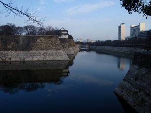 Moat of Osaka castle