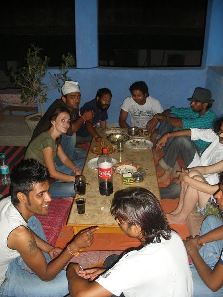 Food and drinks with friends, Pushkar