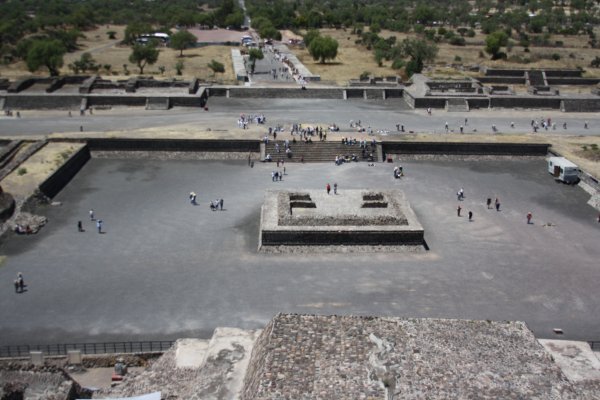 View from Pyramid of the Sun