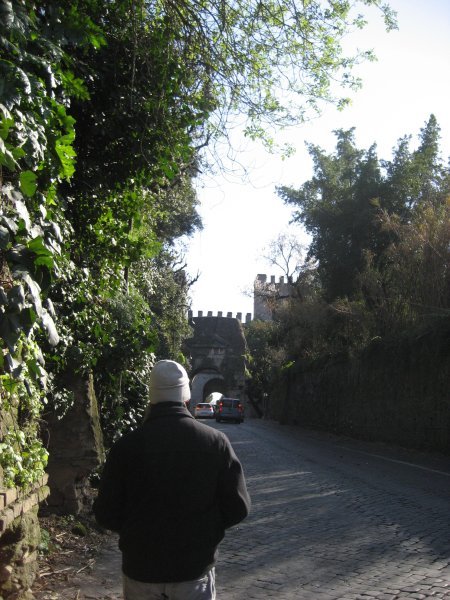 Walking down the Appian Way