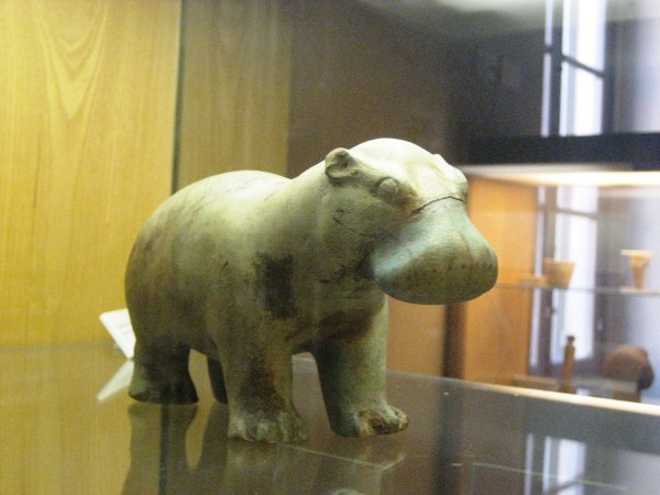 A Hippo Statue