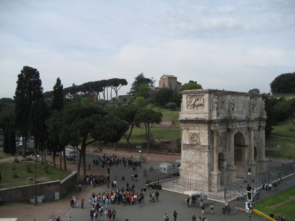 View and Arch of Constantine