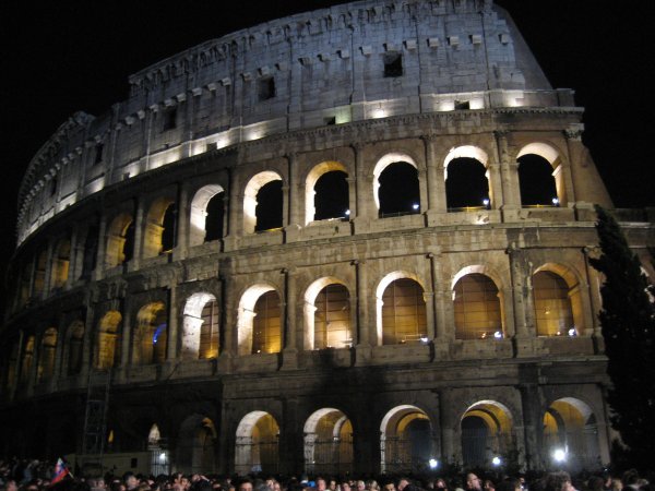 Close up of the Colosseum
