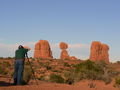 Alan takes a picture of Balancing Rock