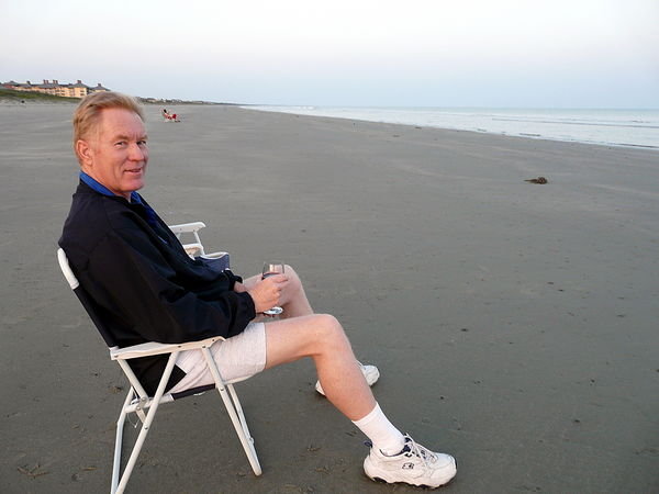 Alan on the beach