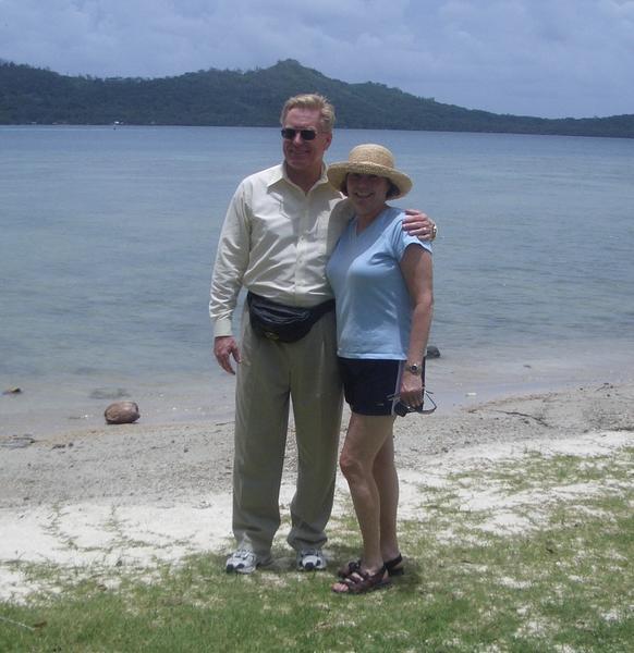 Alan and Donna in Bora Bora