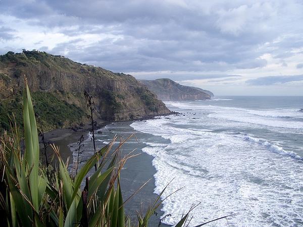 The cliffs at Muriwai Beach