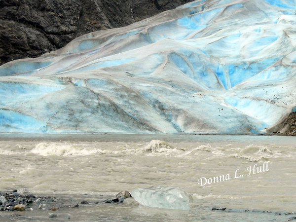 Davidson Glacier close up