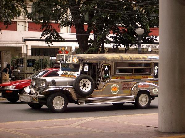 One of the jeepneys