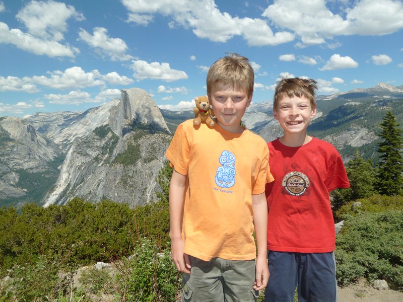 Kids at Yosemite NP