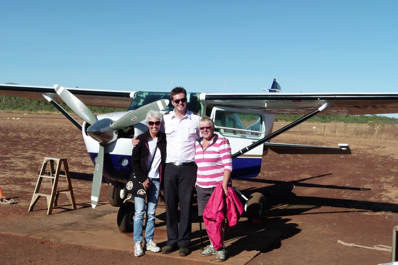 With Will the pilot after Mitchell Falls flight.