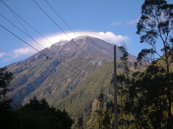 Vulcan Tungurahua en Baños