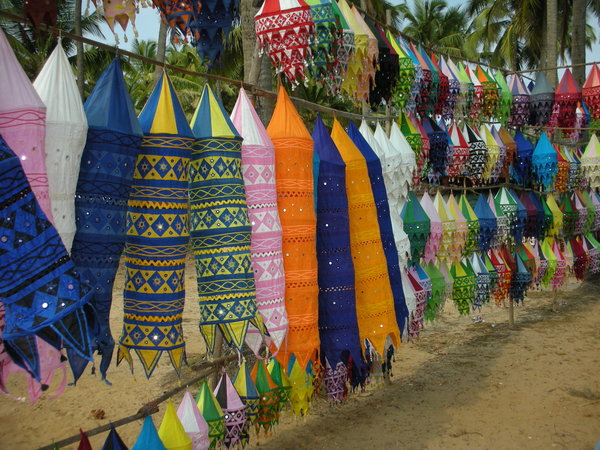 Lanterns on Anjuna Beach