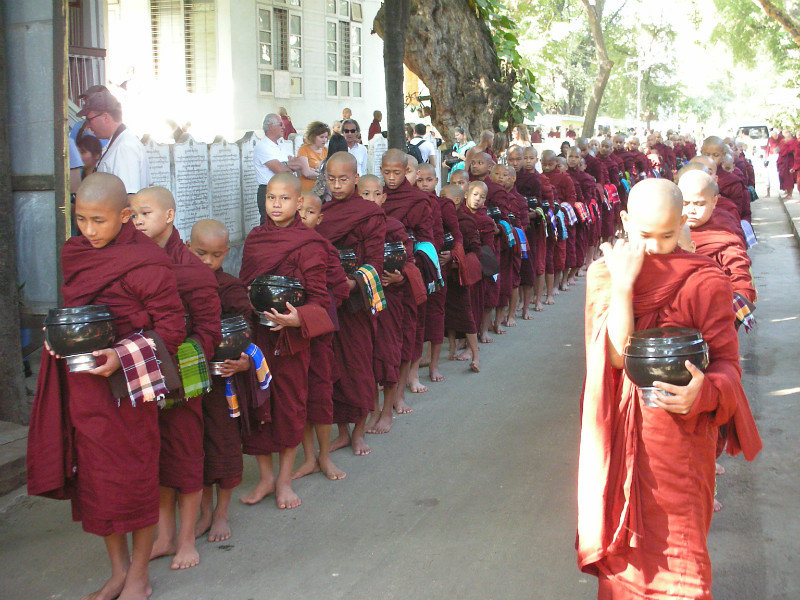 Monks at Mandalay