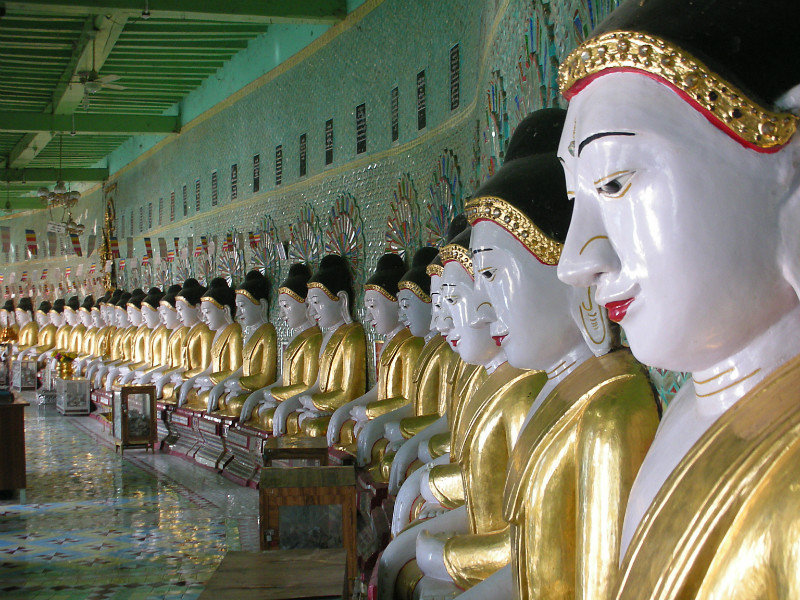 Buddhas at Sagaing