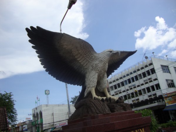 Eagle sculpture in Krabi