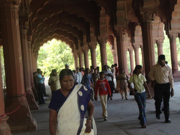 Arches in the Red Fort