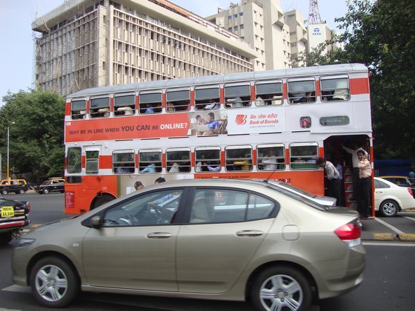 Mumbai double decker bus