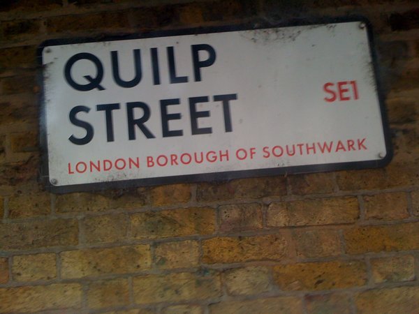 Dickens themed street names