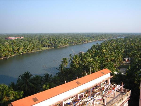 View from the 11th floor of the ashram