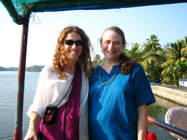 Suzanne and Jeanne on the backwaters