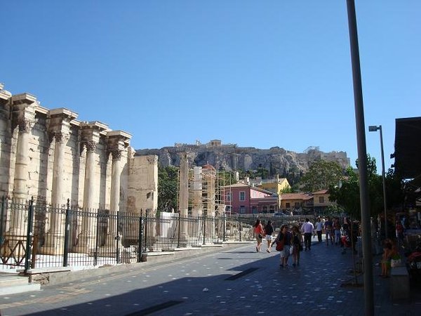 Hadrian's Library and Acropolis