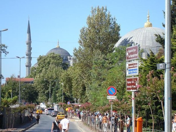 Aya Sofya and the Blue Mosque