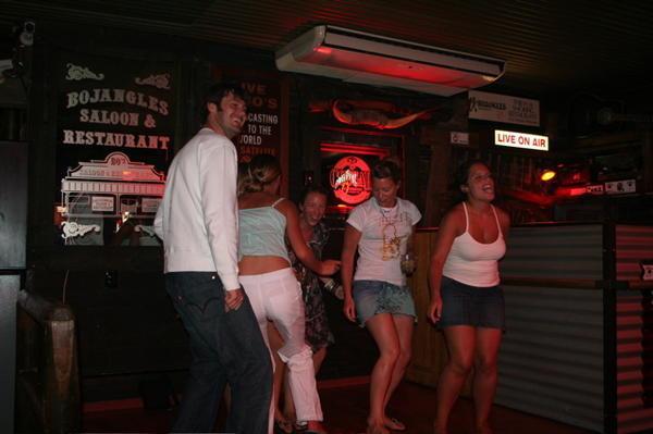 "Dancing" at Bojangles Saloon