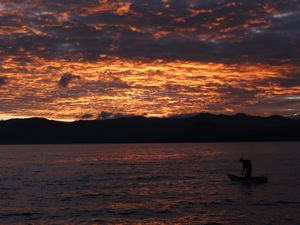 Sunrise Over Lake Atitlan