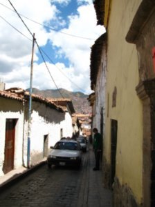 Street in Cusco town