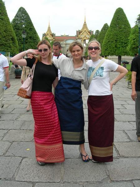 Only one of these sarongs is owned by us