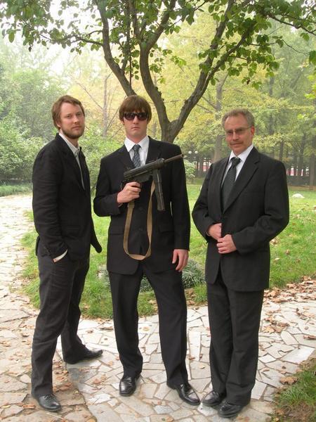 Three diplomats at a funeral