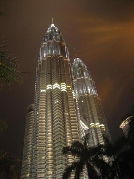The Towers at Night!
