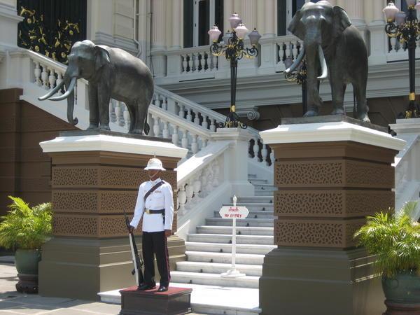 On Guard at the Grand Palace
