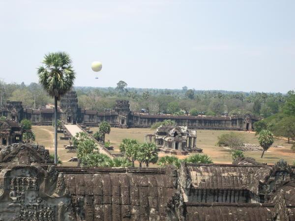 View out over Angkor Wat