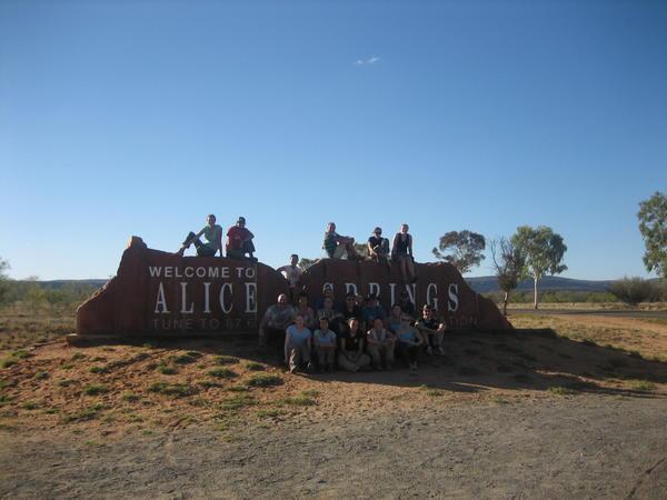 Group Photo in Alice Springs