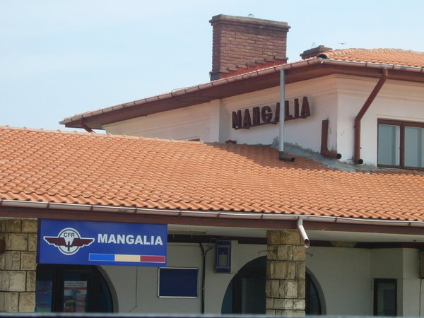 typical romanian train station