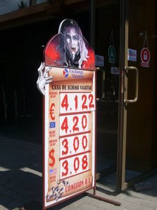 Dracula's exchange rates