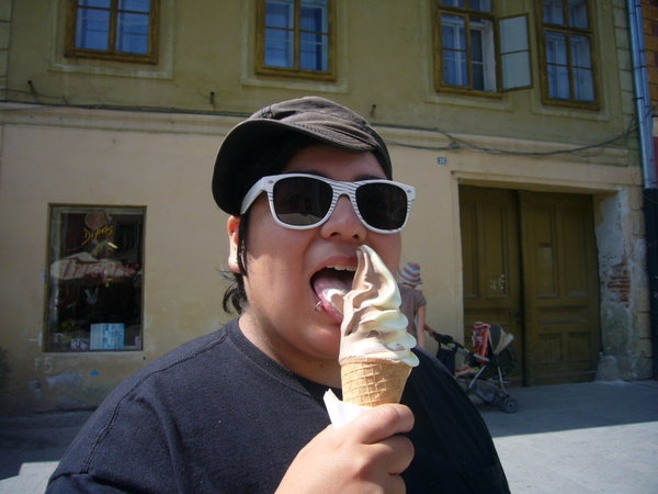 Ice cream in Sibiu
