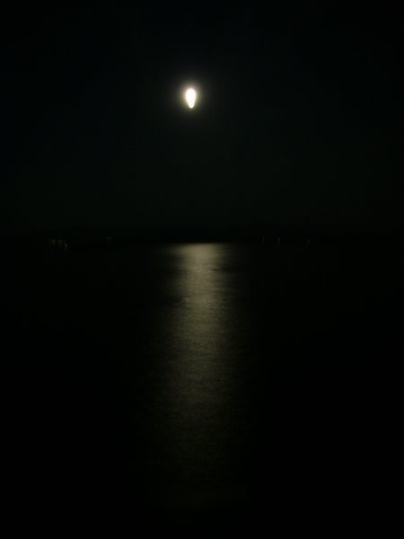 full moon over the Adriatic