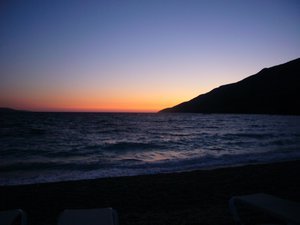 Adriatic at sunset