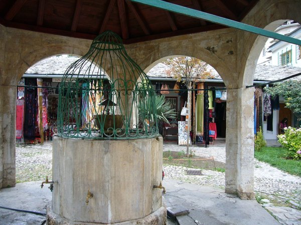 public drinking fountain in mostar