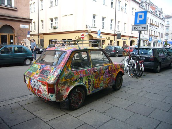 art car in krakow