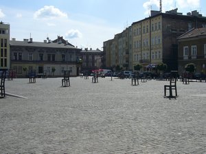 square in Podgórze dıstrıct
